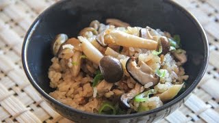 Kinoko Gohan Recipe - Japanese Cooking 101