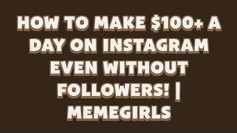 How to Make $100+ a Day on Instagram Even Without Followers! | MemeGirls | Memefi Youtube Video Code