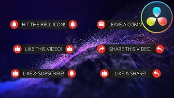 YouTube Subscribe Button ★ DaVinci Resolve Templates ★