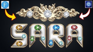 Glass Font Editing Name In PixelLab Ps Cc Ps Touch On Android Mobile 2022 | Zarraq Creation