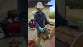 Building a brick cob oven
