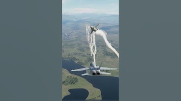 F/A-18 Merging with F-16 in Slow Motion DCS #Shorts