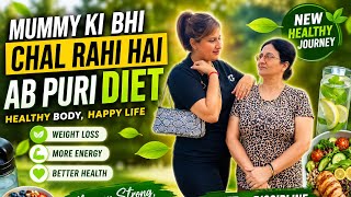 Mummy ki bhi chalri hai ab puri diet full vlog dekho