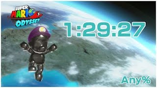 Super Mario Odyssey - Any% in 1:29:27 (New PB!)