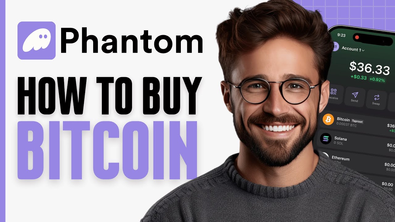 How to Buy Bitcoin on Phantom Wallet - Step by Step - YouTube