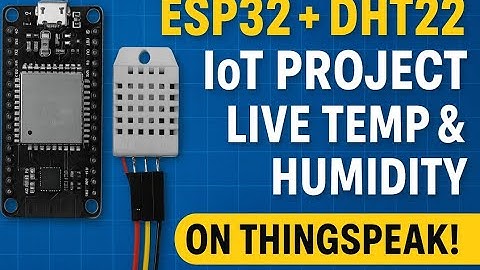 ESP32 + DHT22 IoT Project | Live Temp & Humidity on ThingSpeak!