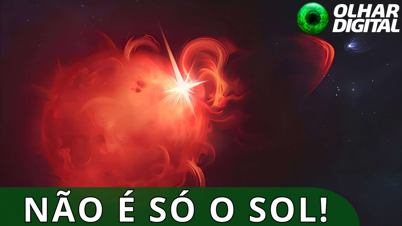 INÉDITO! Estrela vizinha é flagrada lançando jato de plasma para o espaço