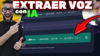 ✅ Extrae la Voz de cualquier audio con IA by La Mano Tecno  1,162 views 1 month ago 4 minutes, 28 seconds