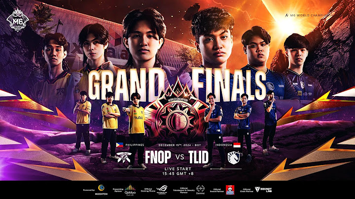 🔴 LIVE | MLBB M6 World Championship | Grand Finals
