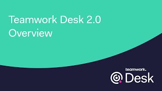 Teamwork Desk 2.0 Overview