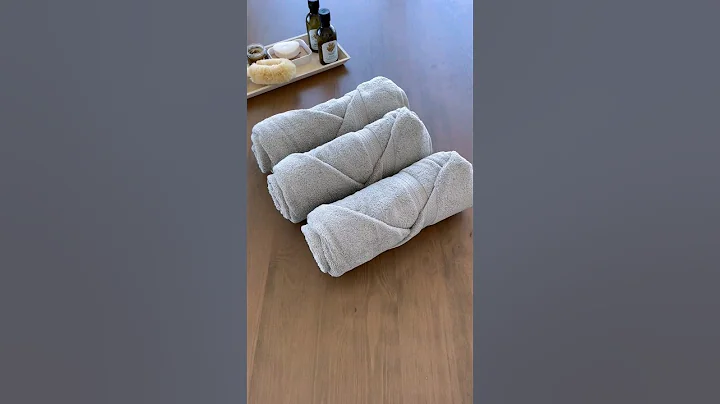 Fold Your Towels Like a PRO | 3 ways to fold your towels keep them organized & impress your guests.