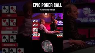 Chad Poker Player Makes $283,000 Epic Call #poker #shorts