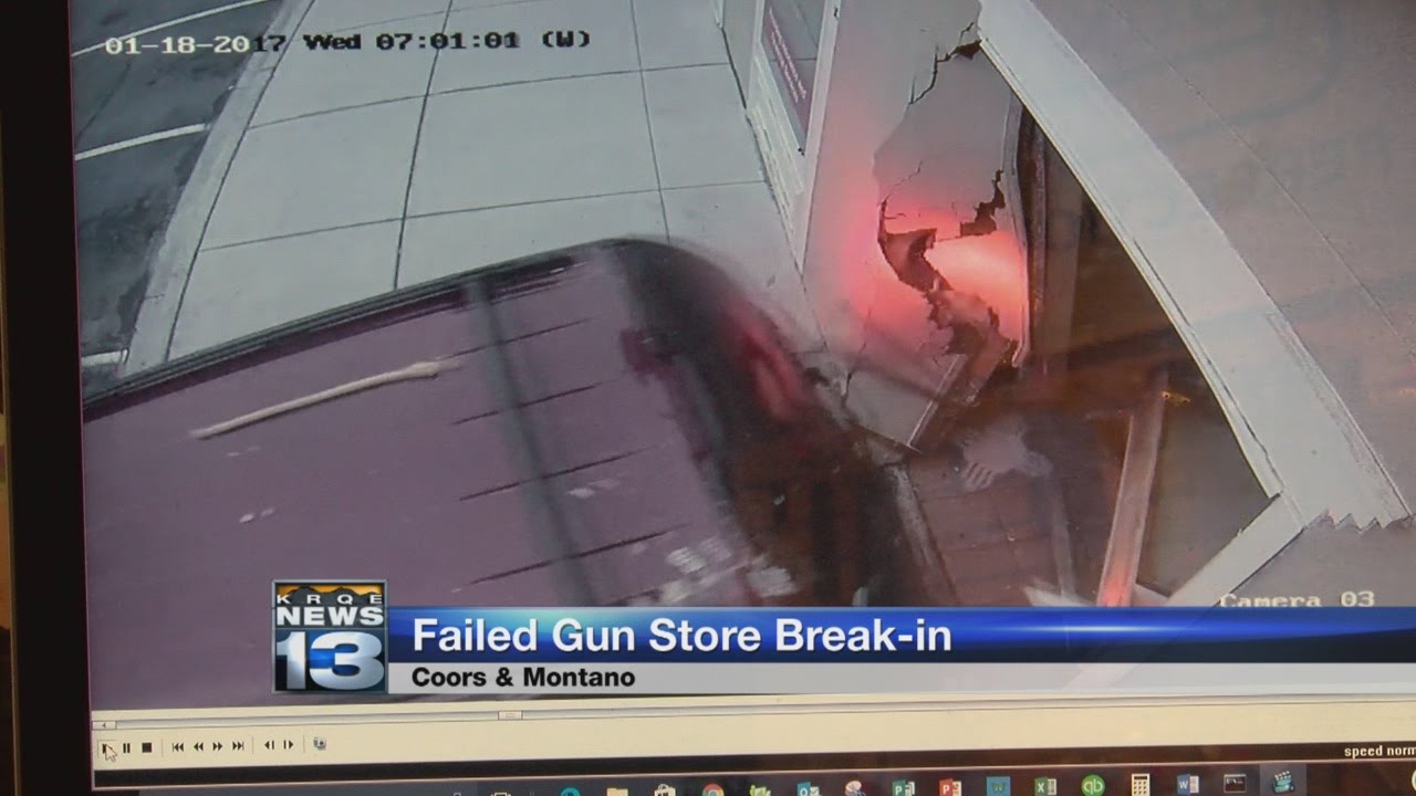 Good samaritans scare off suspects attempting to rob gun store - YouTube