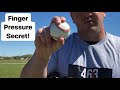 5 Pitches ⚾️ that will make hitters look stupid IF you grip them like THIS! (Finger Pressure Secret)