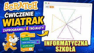 Scratch – Triangle Windmill 🌪️ | Step-by-step programming