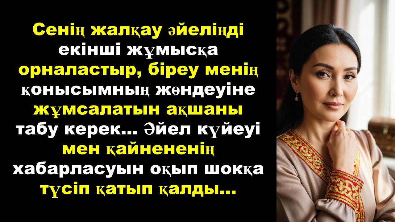 Сенің жалқау әйеліңді екінші жұмысқа орналастыр, біреу менің қонысымның жөндеуіне жұмсалатын
