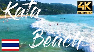 Kata Beach in Phuket🚤⛱🏝  4K | Amazing DRONE footage