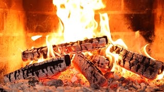 Fireplace Burning Ambience with Crackling Fire Sounds  Relaxing Fireplace Sounds