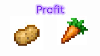 Hypixel skyblock farming #4: I test profit of potato and carrot