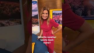 Our Meteorologists Weigh in on the Best Weather Sports Team Names #shorts