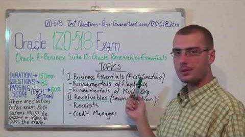 1Z0-518 – Oracle Exam E-Business Suite 12 Test Receivables Questions