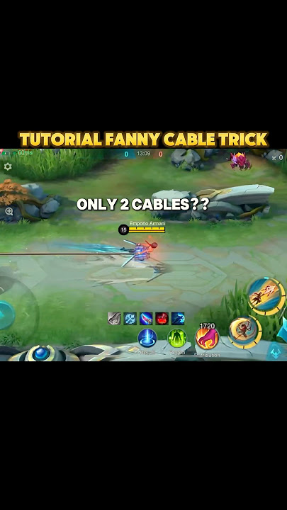 Tutorial Fanny Cable trick ✅ #choutorials #mlbb #mobilelegends #mlbbshorts #ml #fannytutorial
