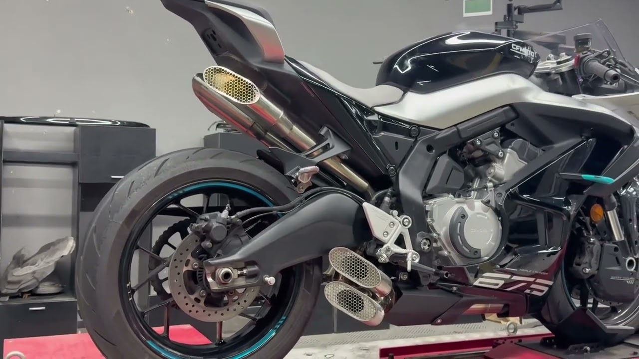 УДИВИТЕЛЬНЫЙ модифицированный выхлоп CFMOTO 675SR..