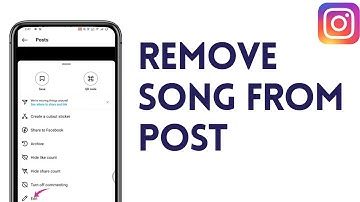 How To Remove Song From Instagram Post !