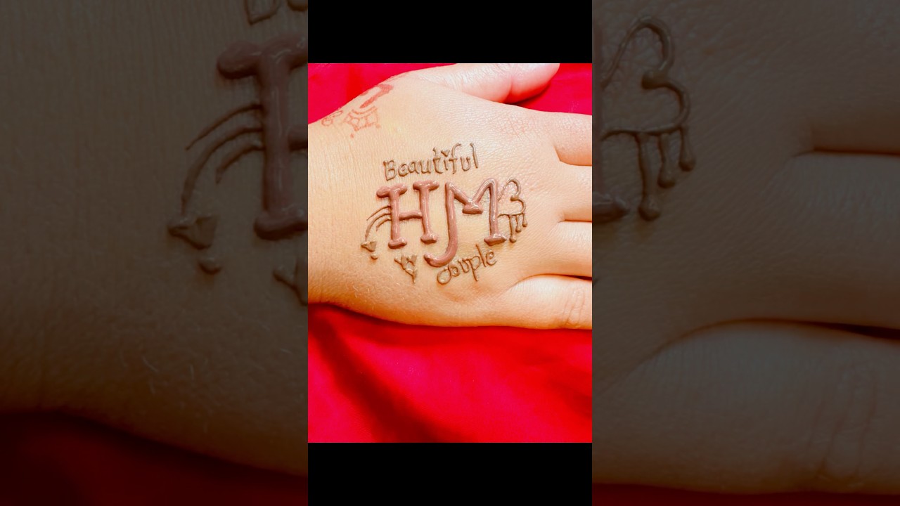 H❤️M love tattoo couple |Love tattoo design 