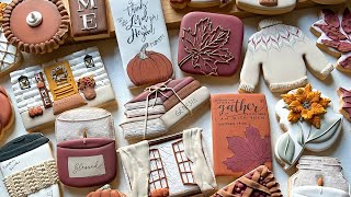 Fun Fall Cookie Decorating compilation 🍁