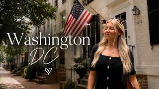 A Day in Washington DC 🇺🇸 | Exploring Georgetown (flight attendant layover)