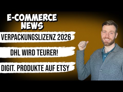 Packaging license 2026 | DHL is getting more expensive | Amazon is changing shipping times | Digi...