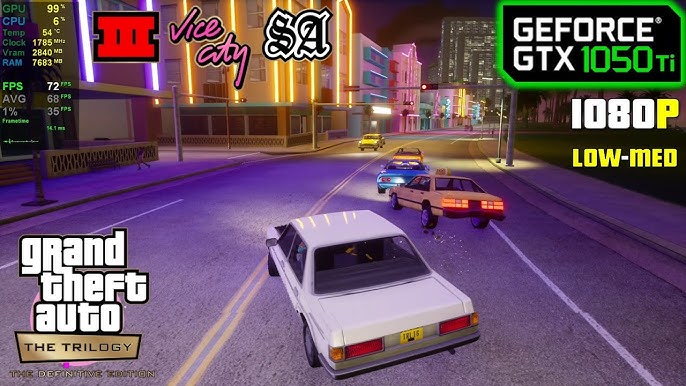 GT 710  GTA Trilogy - The Definitive Edition (III, VC, SA Remastered) 