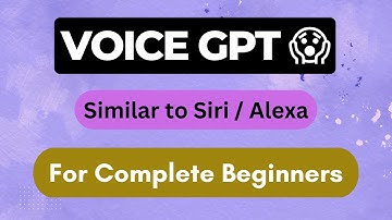 VoiceGPT 😱 | AI Voice Assistant with OpenAI Whisper, ChatGPT, TTS and Gradio Web UI | 2023