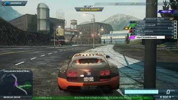 "Heflin Bridge Jump" to the Sea (+RTS Fail Part 1.2) - NFS Most Wanted 2012 Online Mutiplayer Trick