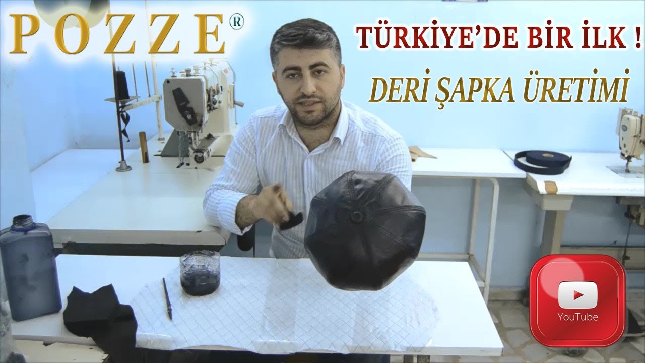 Türkiye'de Bir İlk ! Belgesel Tadında Deri İngiliz Kasket Şapka Yapımı. Pozze , Kasket , Deri Şapka