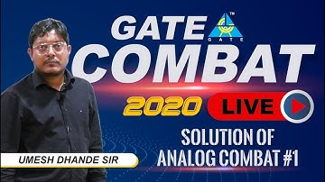 ANALOG COMBAT SOLUTION #1... for GATE 2020