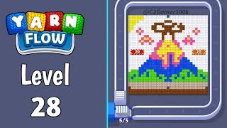 Yarn Flow Level 28 walkthrough solution Gameplay 
