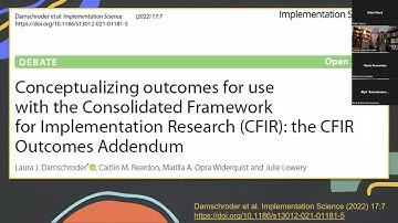 Applying Theory in Implementation Science for Optimal and Equitable Outcomes