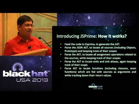BlackHat 2013 - Javascript Static Security Analysis, made easy with JS ...