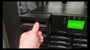 How to open Left / Right Magazine on IBM TS3100 System Storage