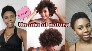 CRECIMIENTO del CABELLO, un año después del GRAN CORTE / mi experiencia y CONSEJOS |Afro mery