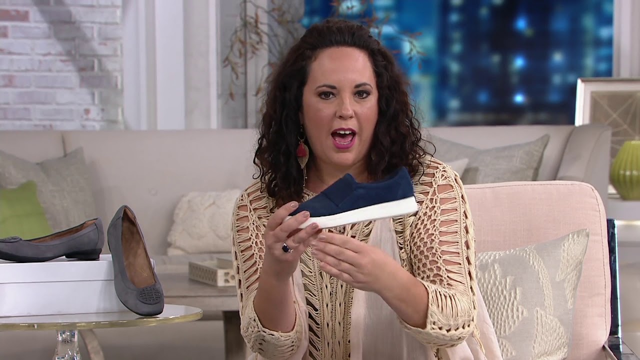 Earth Origins Perforated Leather Slip-On Shoes - Melissa on QVC - YouTube