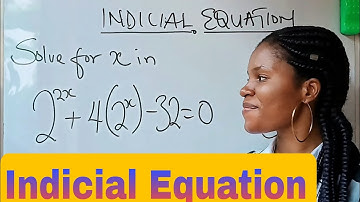 How to solve indices that leads to quadratic equation.