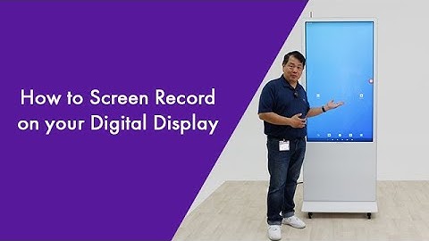 How to Screen Record on Android Digital Kiosks | Digital Signage Demo | Displays2go®