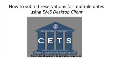 EMS Desktop Client - How to submit reservations for MULTIPLE Dates