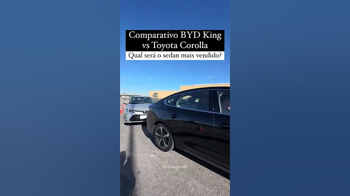BYD KING ou TOYOTA COROLLA? #shorts