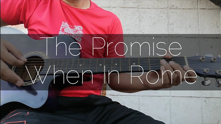 The Promise Guitar version - Guitar performance video thumbnail