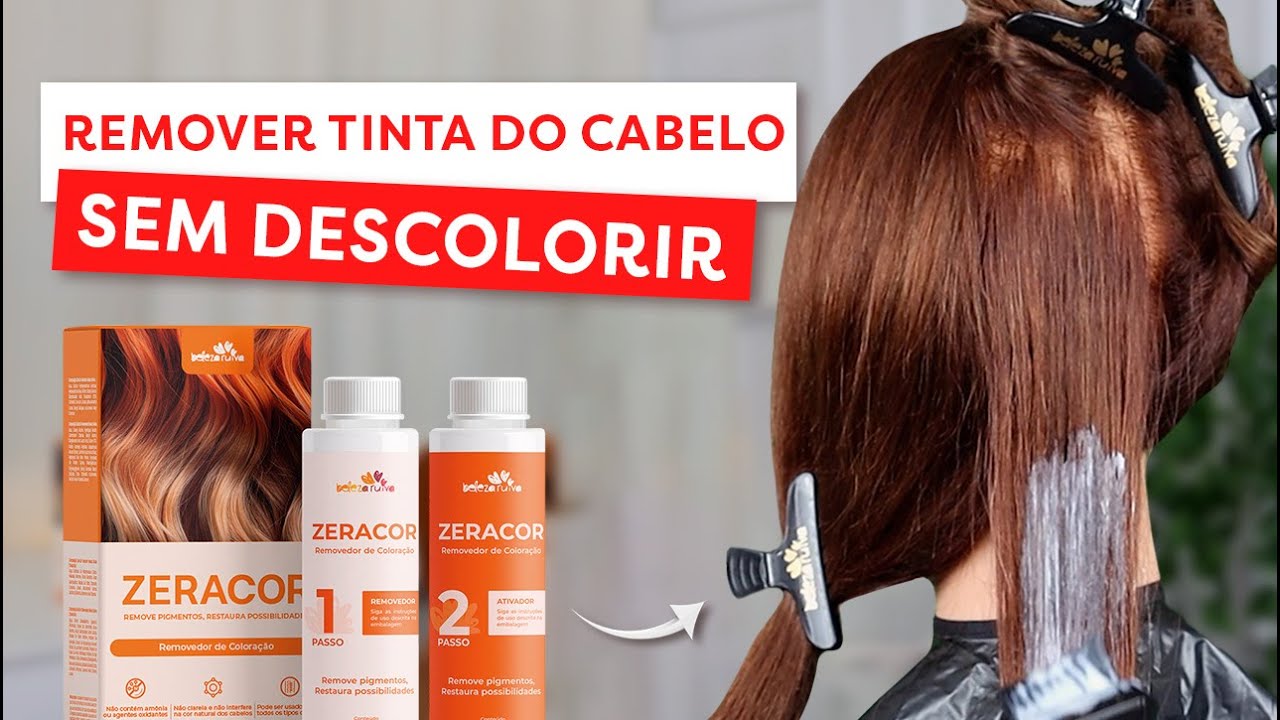 Como remover tinta do cabelo sem descolorir | Desbotando o cabelo em casa