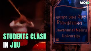 JNU students clash amid reports of a disputed student body elections